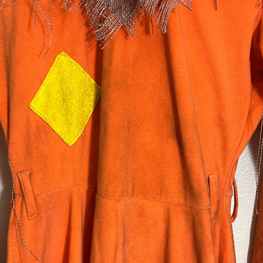 Trick ‘r Treat Orange Brown Scarecrow Costume With Socks